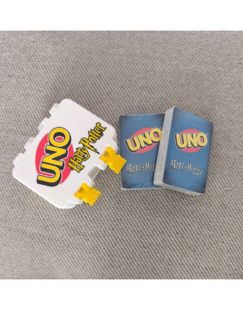 Caja con cartas de UNO diseño Harry potter
