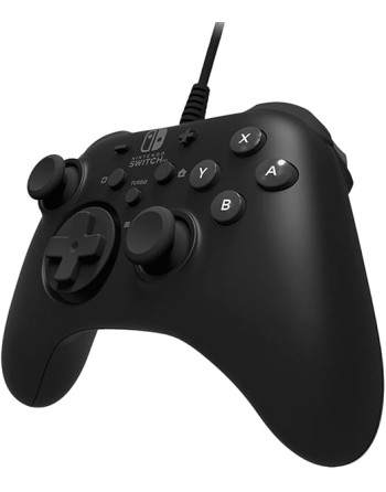Mando Nintendo Switch Pro, Hory, Color Negro, con cable USB