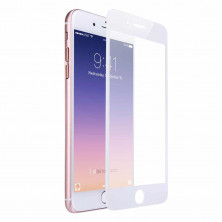 Cristal Templado Completo 3D iPhone 6 Plus, iPhone 6S Plus, IPhone 7 Plus, Iphone 8 Plus Blanco 3D
