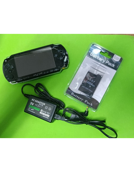 Consola Sony PSP 1000 Color Negro, TARJETA 4GB Y ACCESORIOS